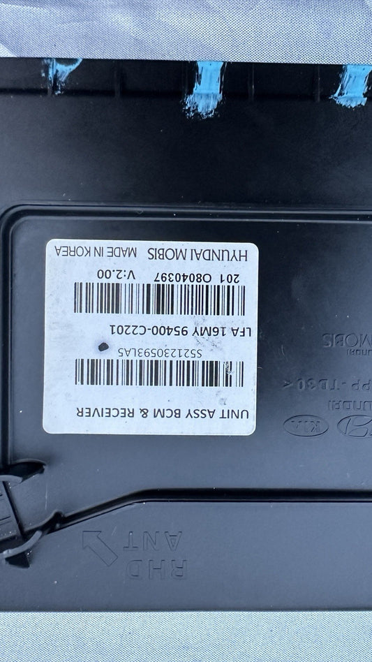 2015-2017 Hyundai Sonata BCM Body Control Module PN 95400-C2201