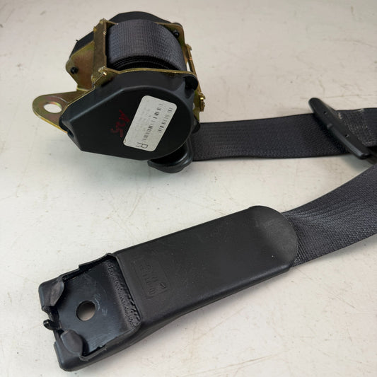 05-13 CHEVROLET CORVETTE C6 FRONT RIGHT SEATBELT SEAT BELT RETRACTOR BLACK OEM