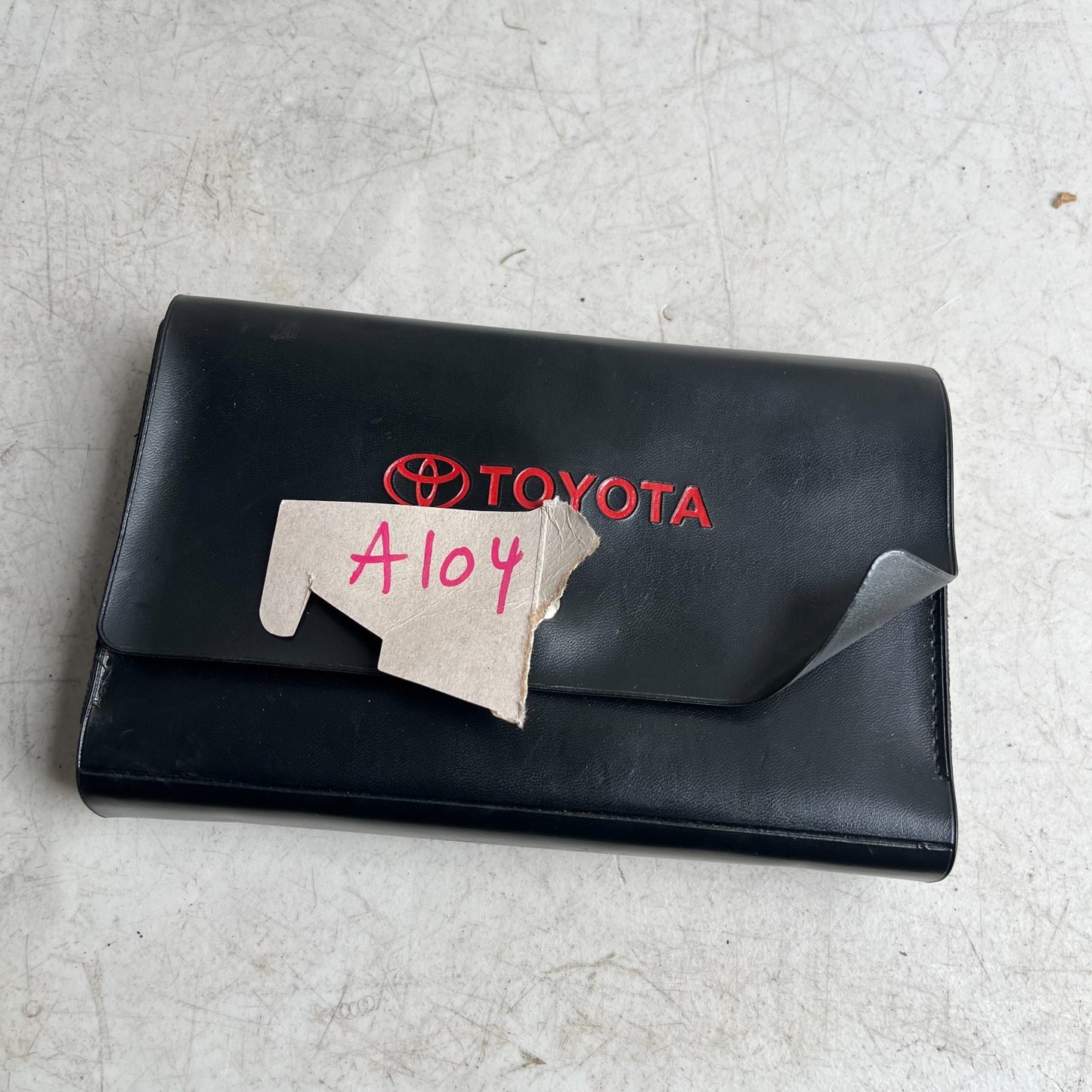 2022 TOYOTA LEATHER CASE FOR OWNER'S OWNERS MANUAL OPERATORS USER GUIDE OEM