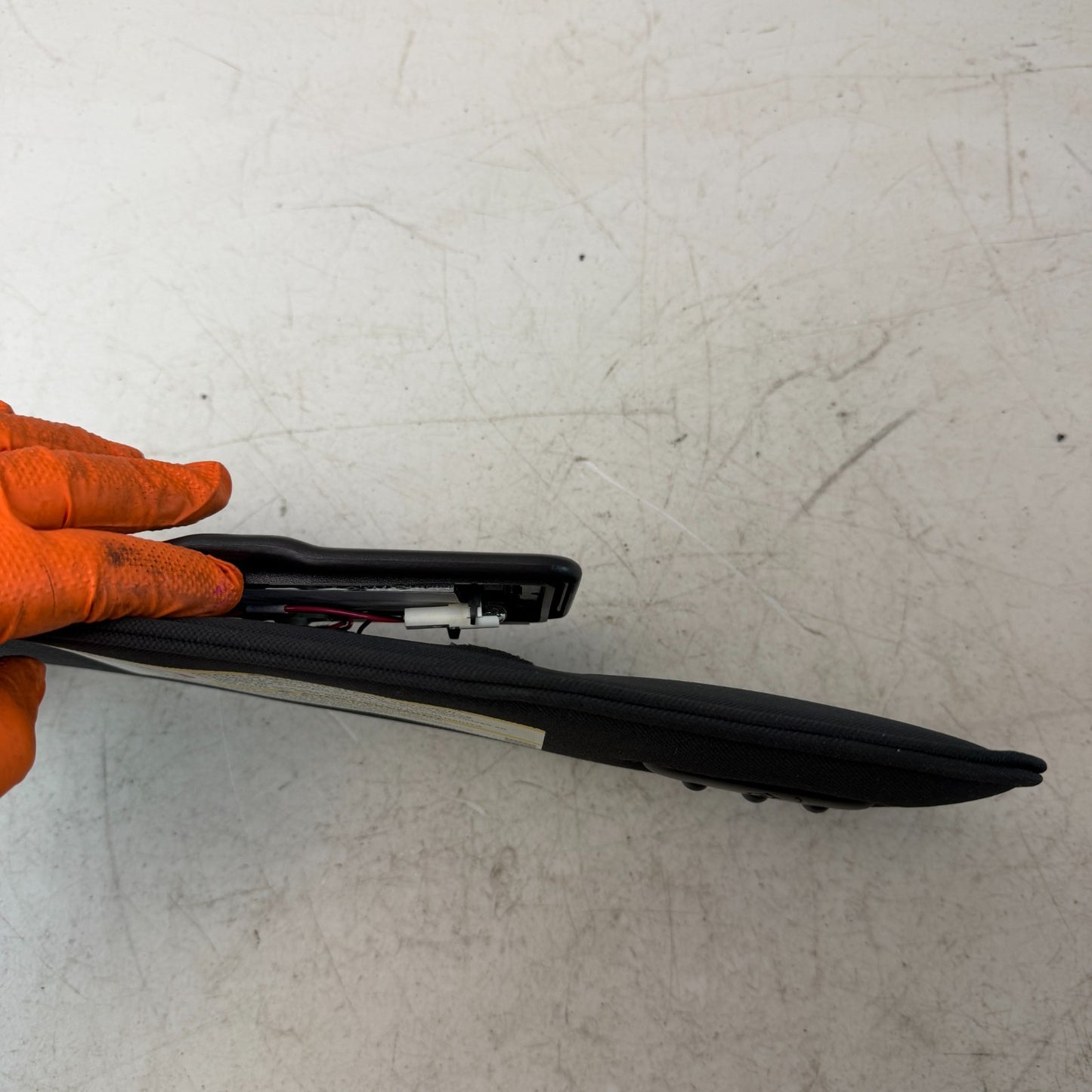 2005-2013 CHEVROLET CORVETTE FRONT LEFT DRIVER SIDE SUNVISOR SUN VISOR BLACK OEM