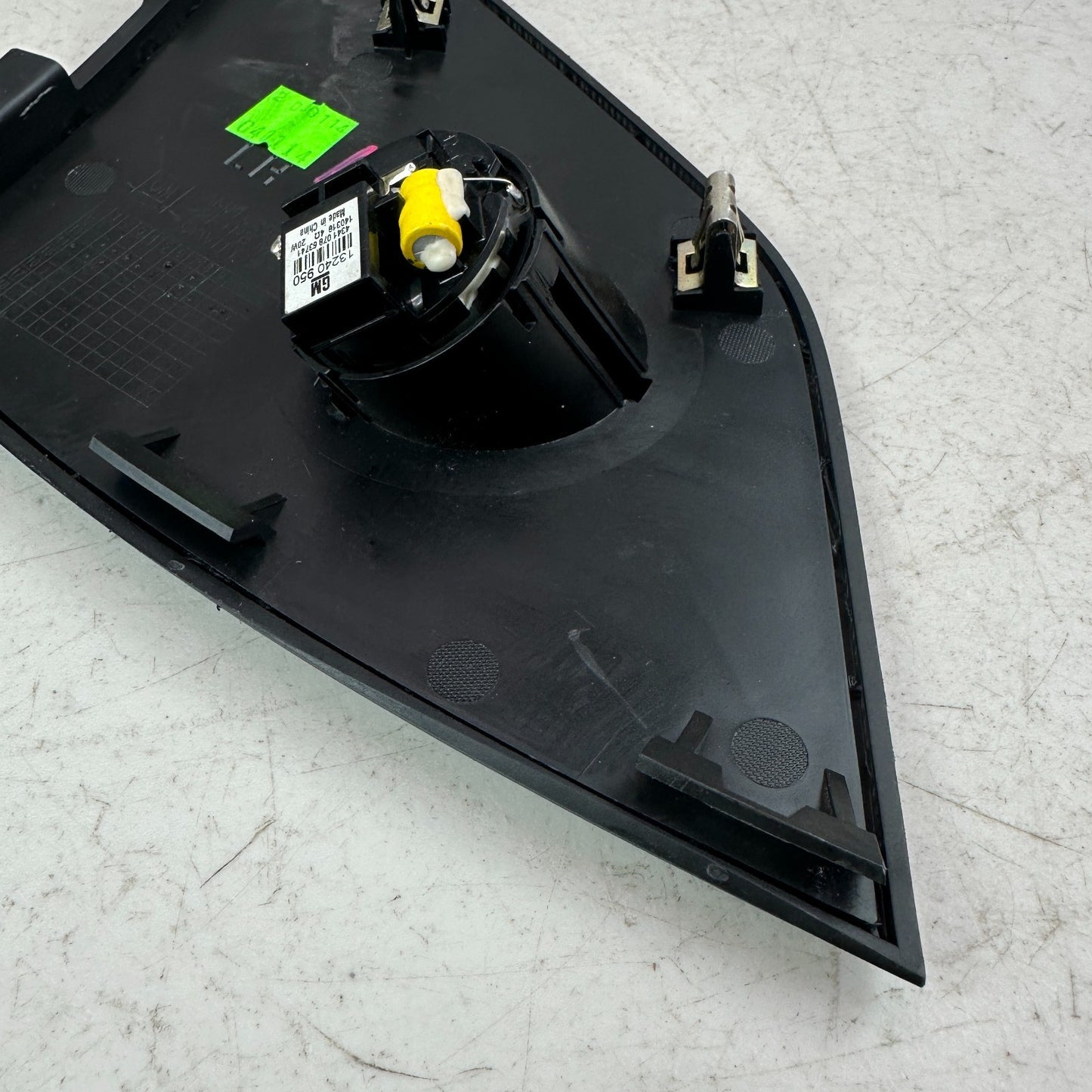 2014-2019 CHEVY CORVETTE LEFT DRIVER UPPER DASH SPEAKER TWEETER COVER TRIM OEM
