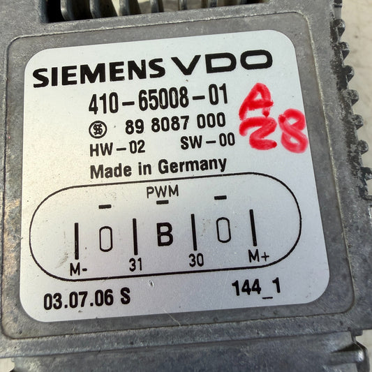 2005-2013 CHEVROLET CORVETTE C6 ENGINE COOLANT FAN CONTROL MODULE 898087000 OEM