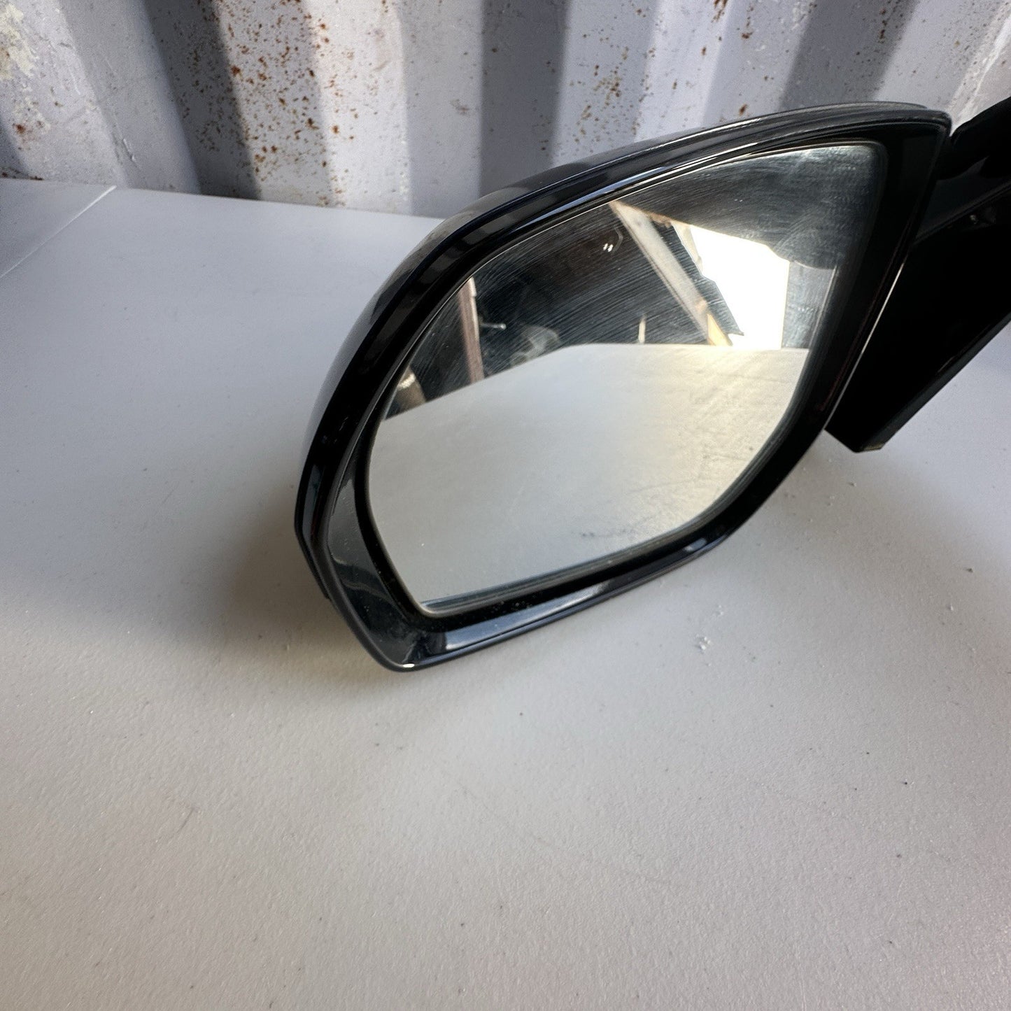 2013-2016 Hyundai Santa Fe Left Driver Mirror USED OEM GRAY