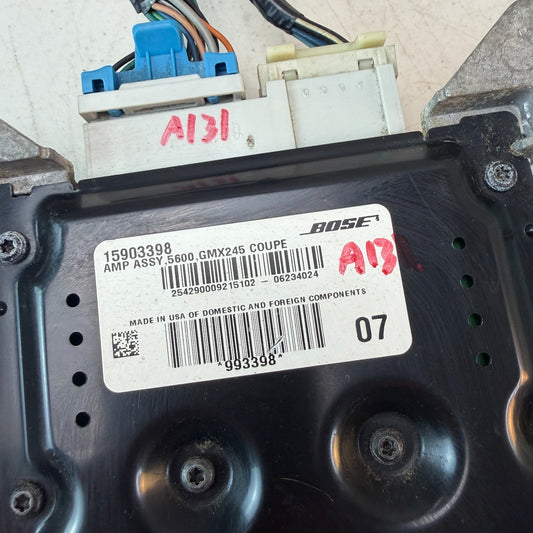 2005-2013 CHEVROLET CORVETTE C6 FRONT BOSE AUDIO SPEAKER SOUND AMP AMPLIFIER OEM