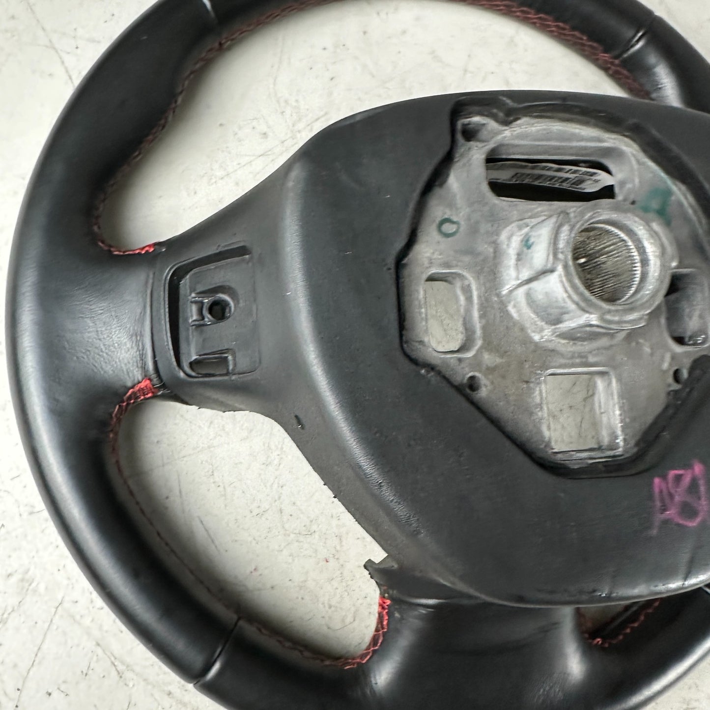 2014-2019 CHEVY CORVETTE C7 LEFT DRIVER SIDE STEERING WHEEL W/ RED STITCHING OEM