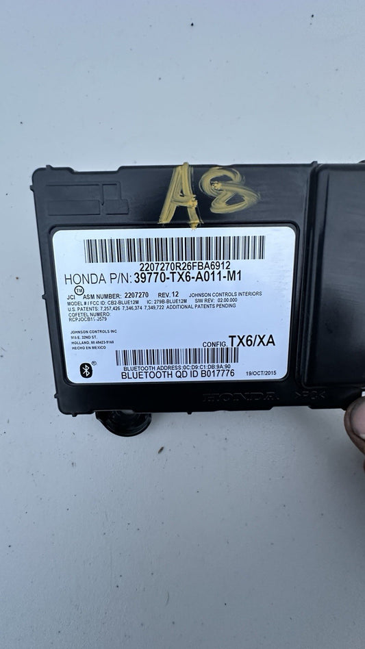 2013-2022 ACURA ILX Communication Control Module 39770-TX6-A01 OEM