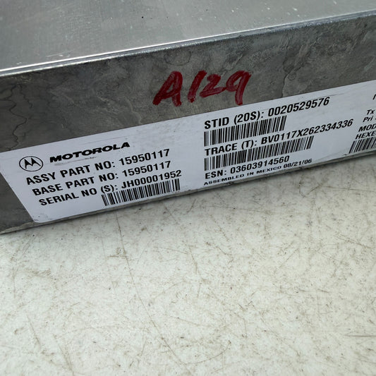 2005-2013 CHEVROLET CORVETTE C6 COMMUNICATION ONSTAR CONTROL MODULE 15950117 OEM