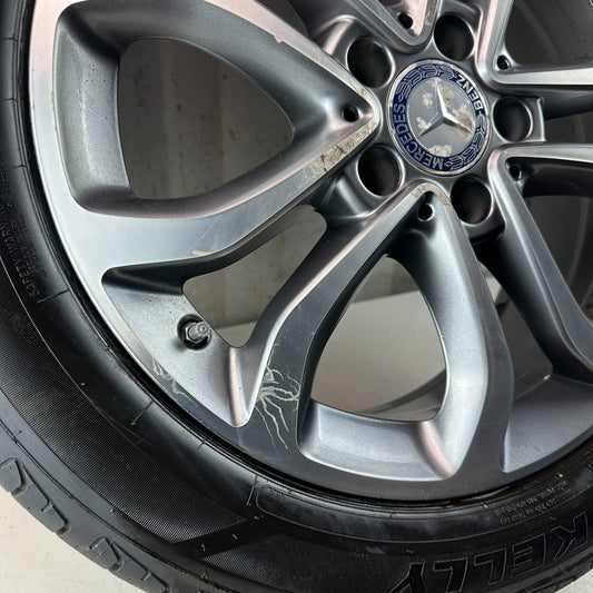 2015-2018 MERCEDES W205 C300 17x7' INCH 10 SPOKE WHEEL RIM W/ TIRE A2054010200