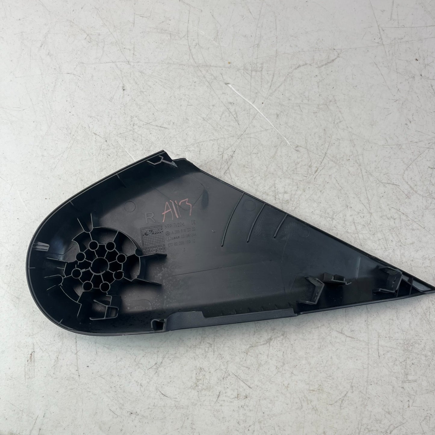 2015-21 MERCEDES C300 FRONT RIGHT PASSENGER SEAT OUTER RECLINE COVER A2059192022