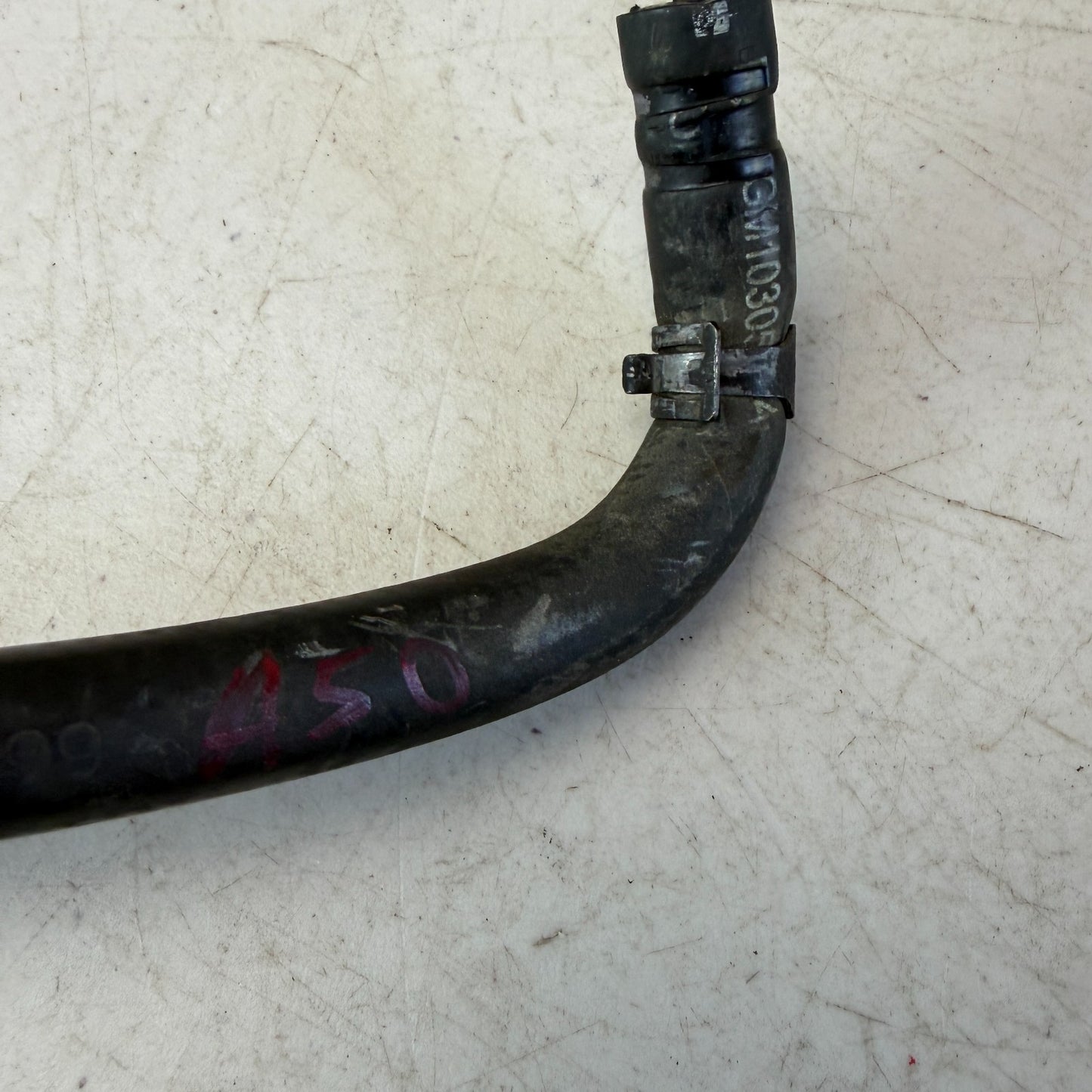 2005-2013 CHEVROLET CORVETTE HEATER COOLANT AUXILIARY WATER PUMP HOSE TUBE PIPE
