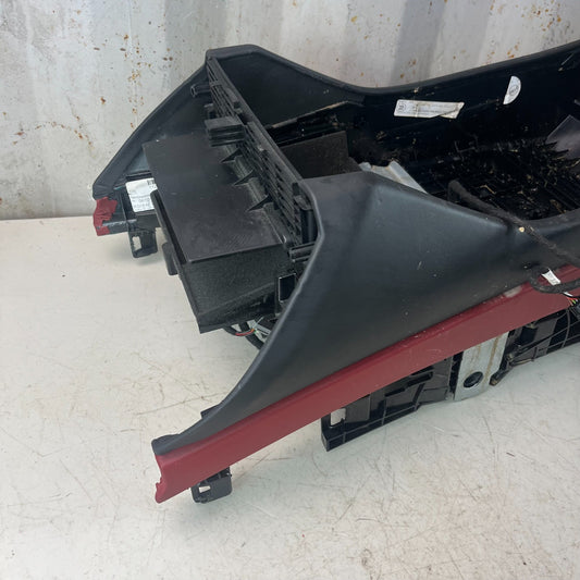2017-2020 MASERATI LEVANTE CENTER CONSOLE BASE FRAME PANEL W/ ARMREST RED OEM