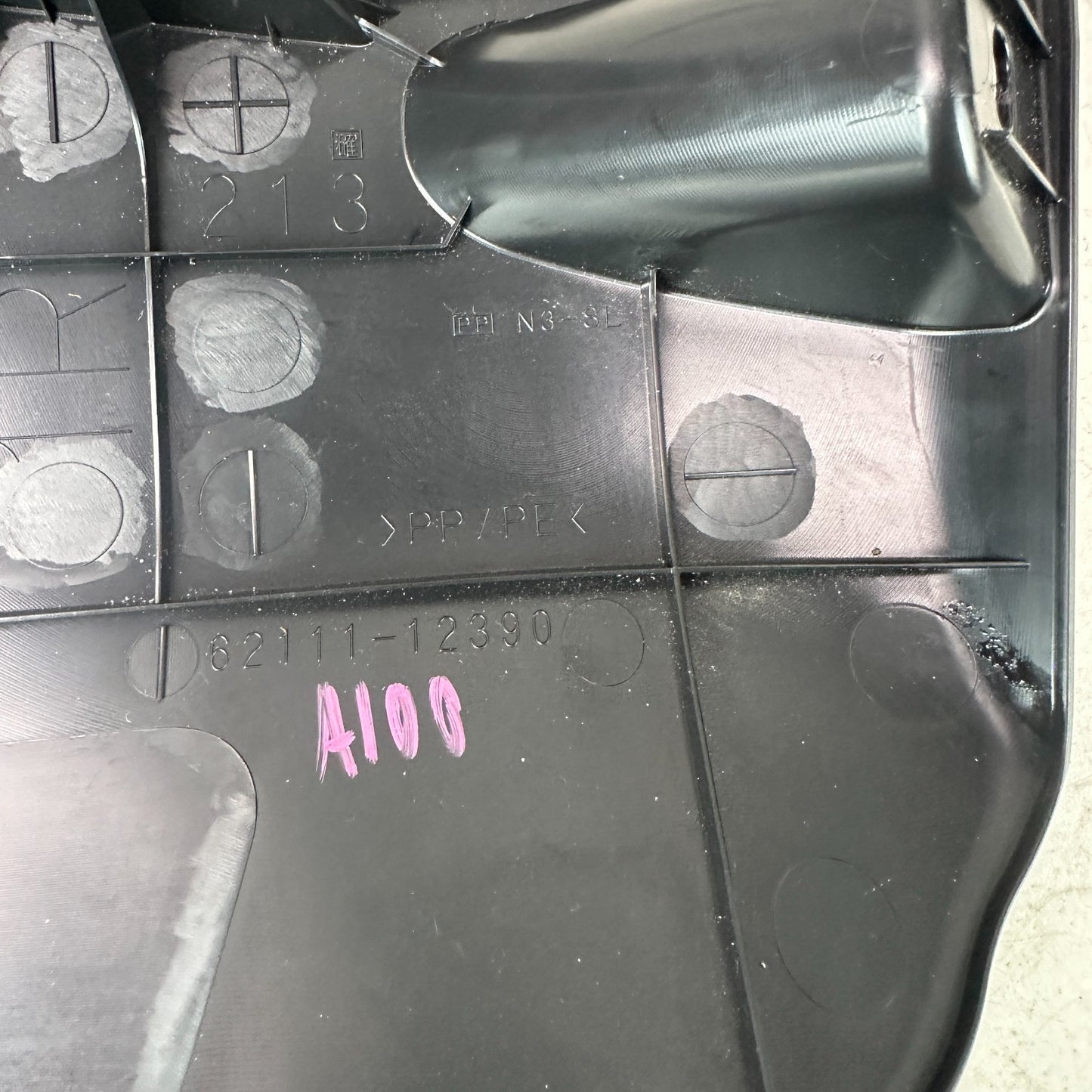 2019-2025 TOYOTA COROLLA FRONT RIGHT SIDE KICK PANEL TRIM COVER 62111-12390 OEM