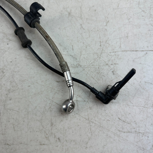 2014-2019 CHEVROLET CORVETTE REAR RIGHT PASSENGER BRAKE HOSE W/ ABS SENSOR OEM