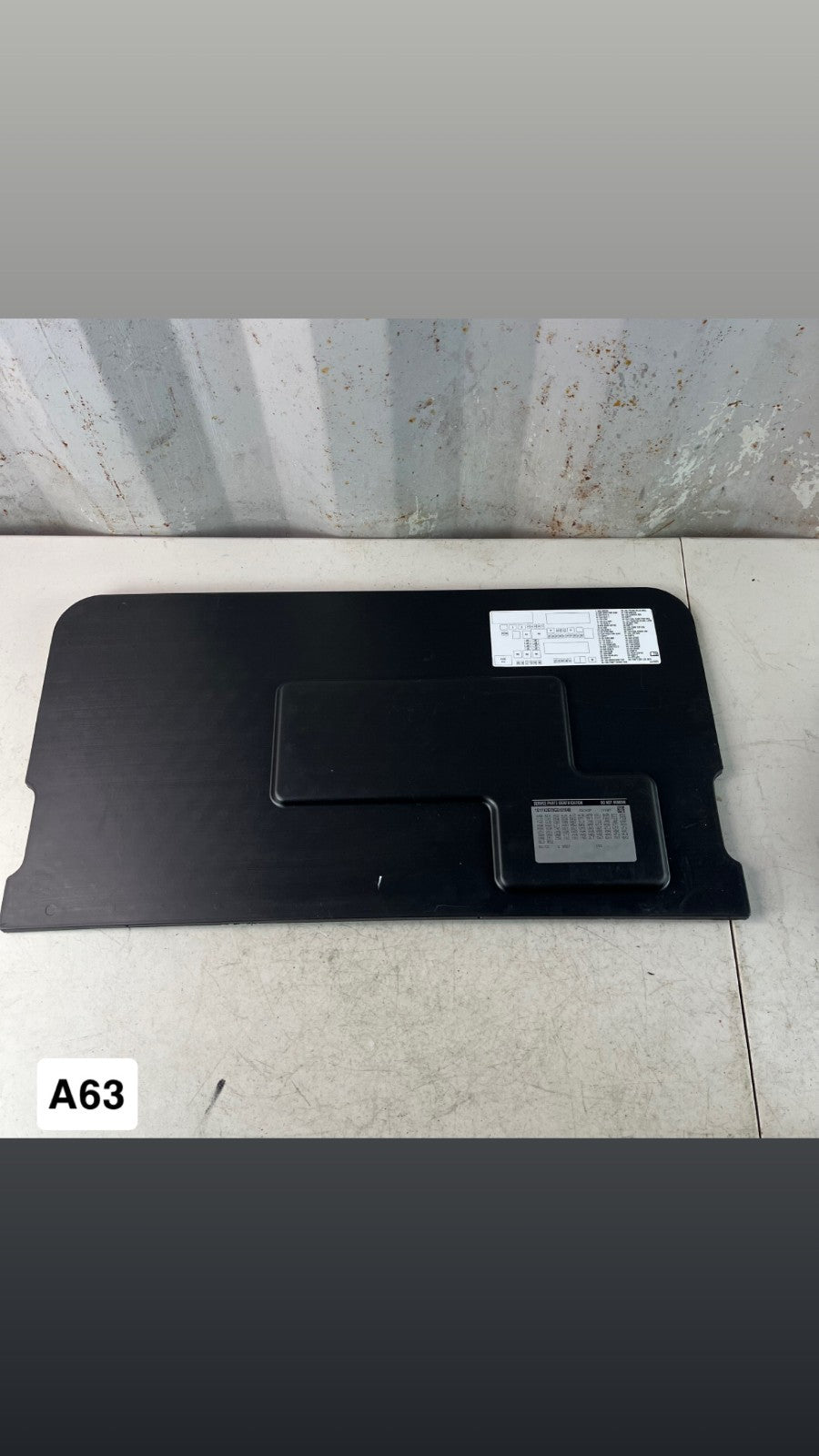 2014-2019 CHEVROLET CORVETTE REAR FLOOR CARGO STORAGE COMPARTMENT LID 23302169