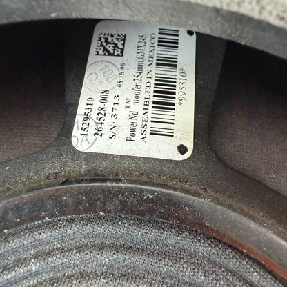 2005-2013 CHEVROLET CORVETTE BOSE LEFT OR RIGHT DOOR SUBWOOFER SPEAKER 15295310