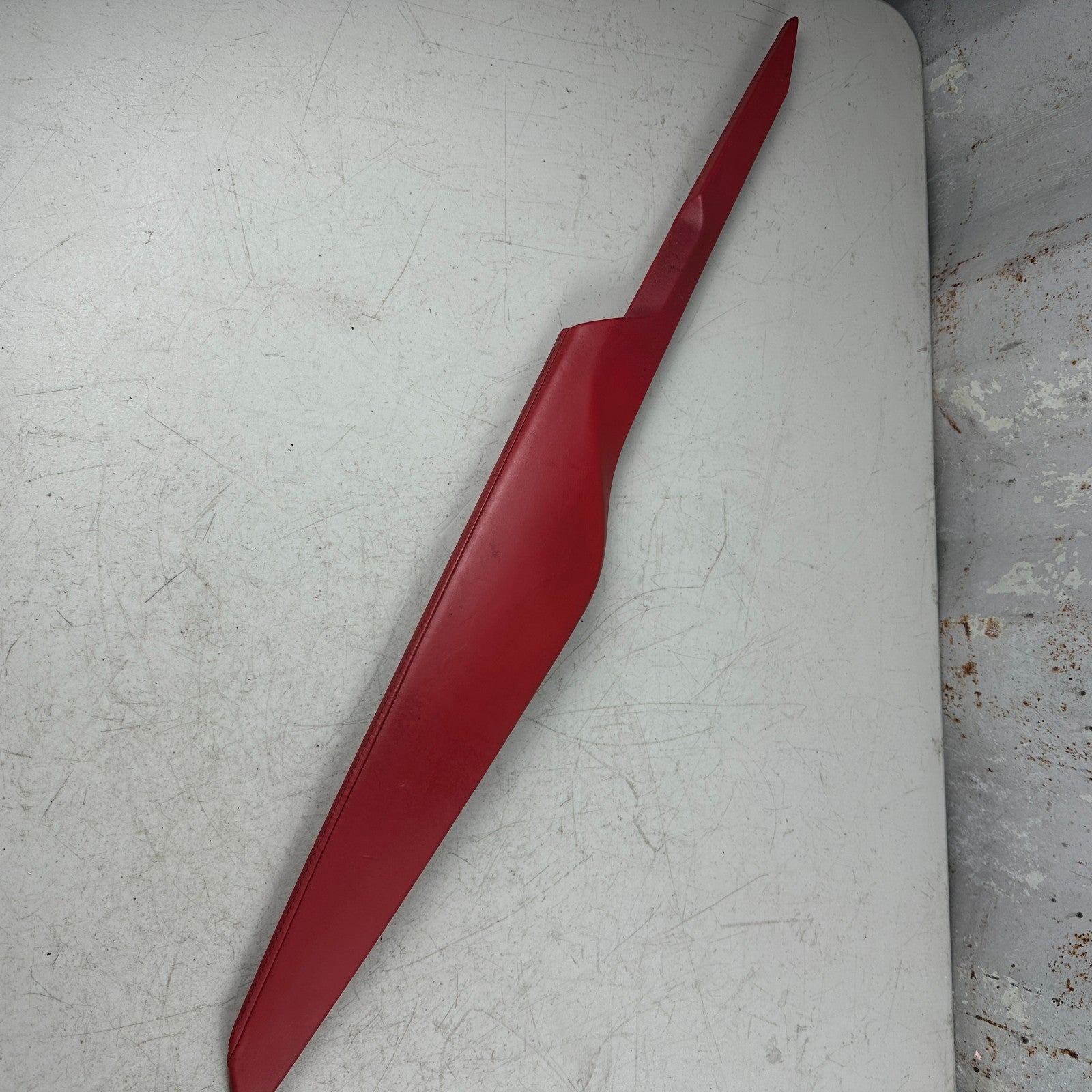 2014-2019 CHEVROLET CORVETTE CENTER CONSOLE LEFT SIDE TRIM PANEL COVER RED OEM