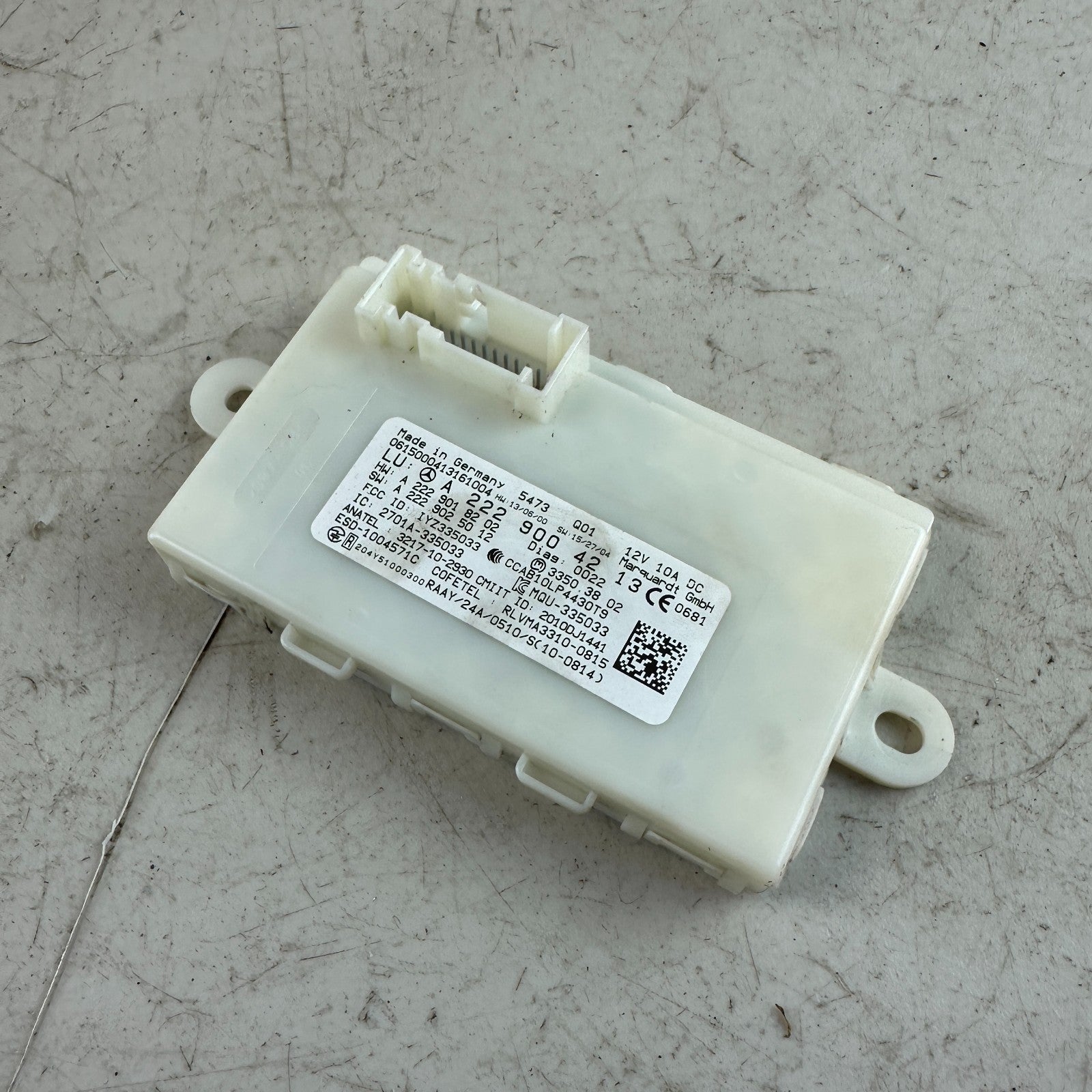 2015-2018 MERCEDES W205 C300 KEYLESS GO ENTRY CONTROL MODULE A2229004213 OEM