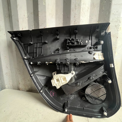2019-2025 TOYOTA COROLLA REAR RIGHT PASSENGER INTERIOR DOOR TRIM PANEL BLACK OEM