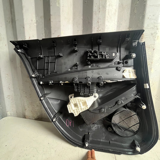 2019-2025 TOYOTA COROLLA REAR RIGHT PASSENGER INTERIOR DOOR TRIM PANEL BLACK OEM