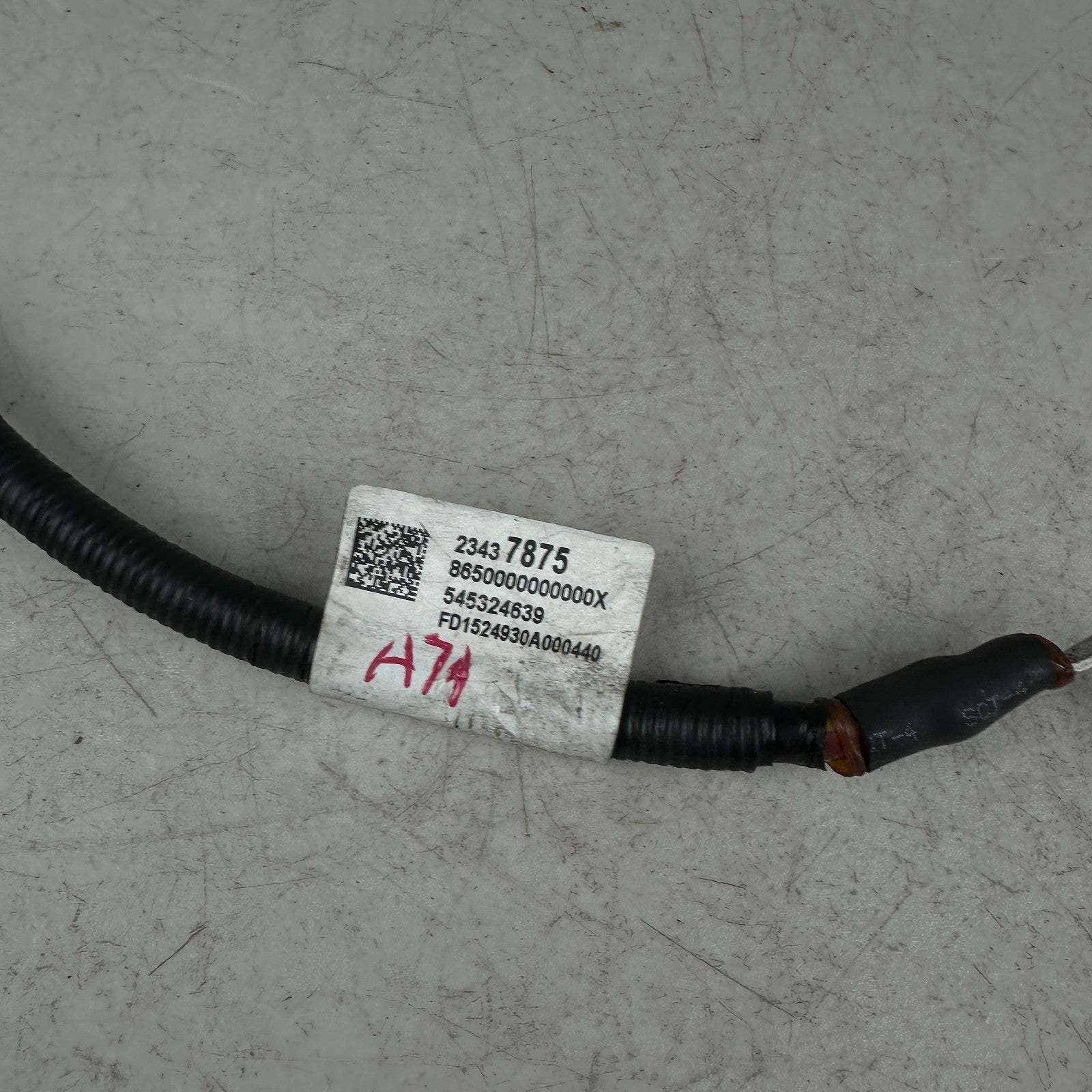 2014-2019 CHEVROLET CORVETTE C7 BATTERY ALTENATOR STARTER CABLE WIRE HARNESS OEM
