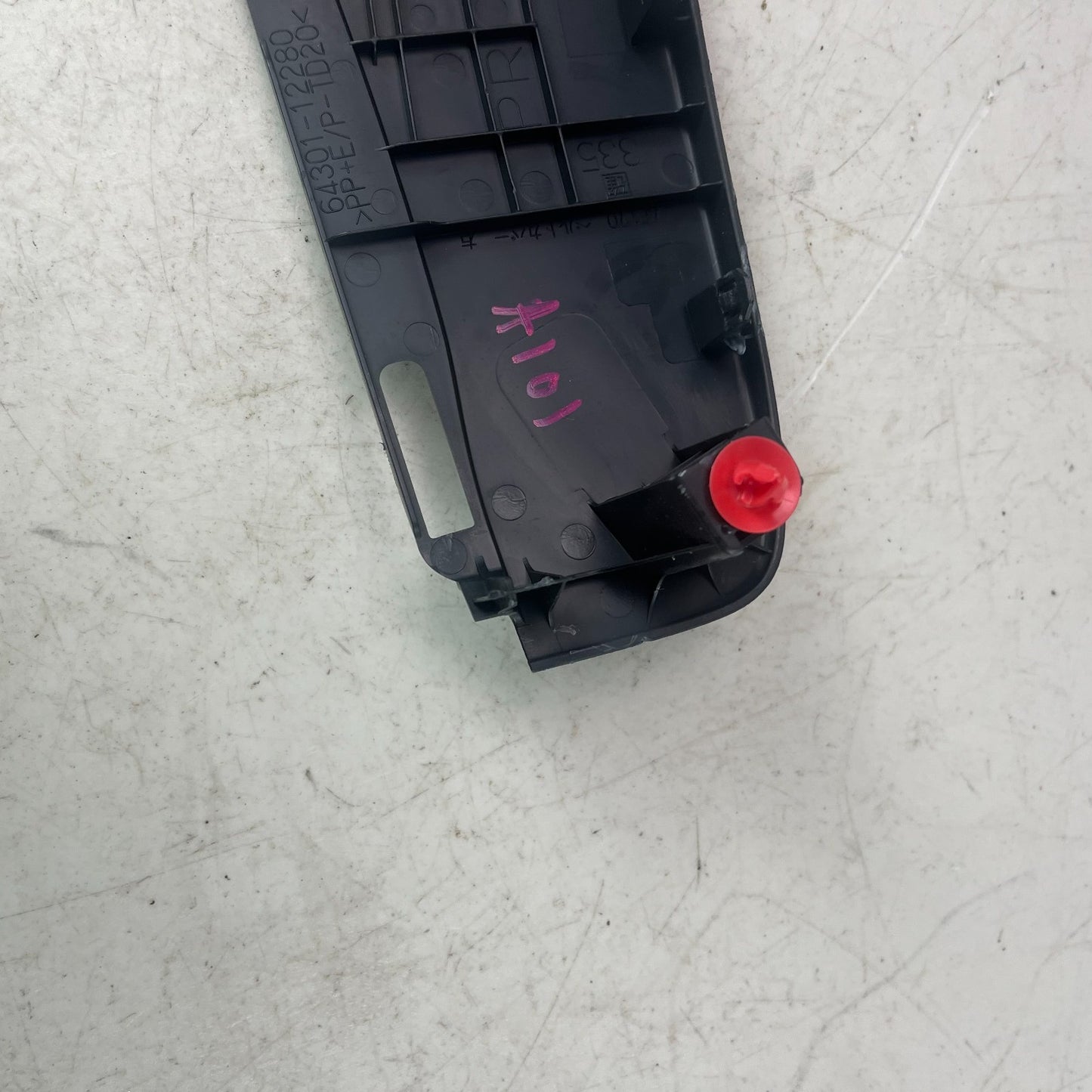 2020-2025 TOYOTA COROLLA REAR RIGHT SIDE SEAT BELT PIVOT TRIM COVER BRACKET OEM
