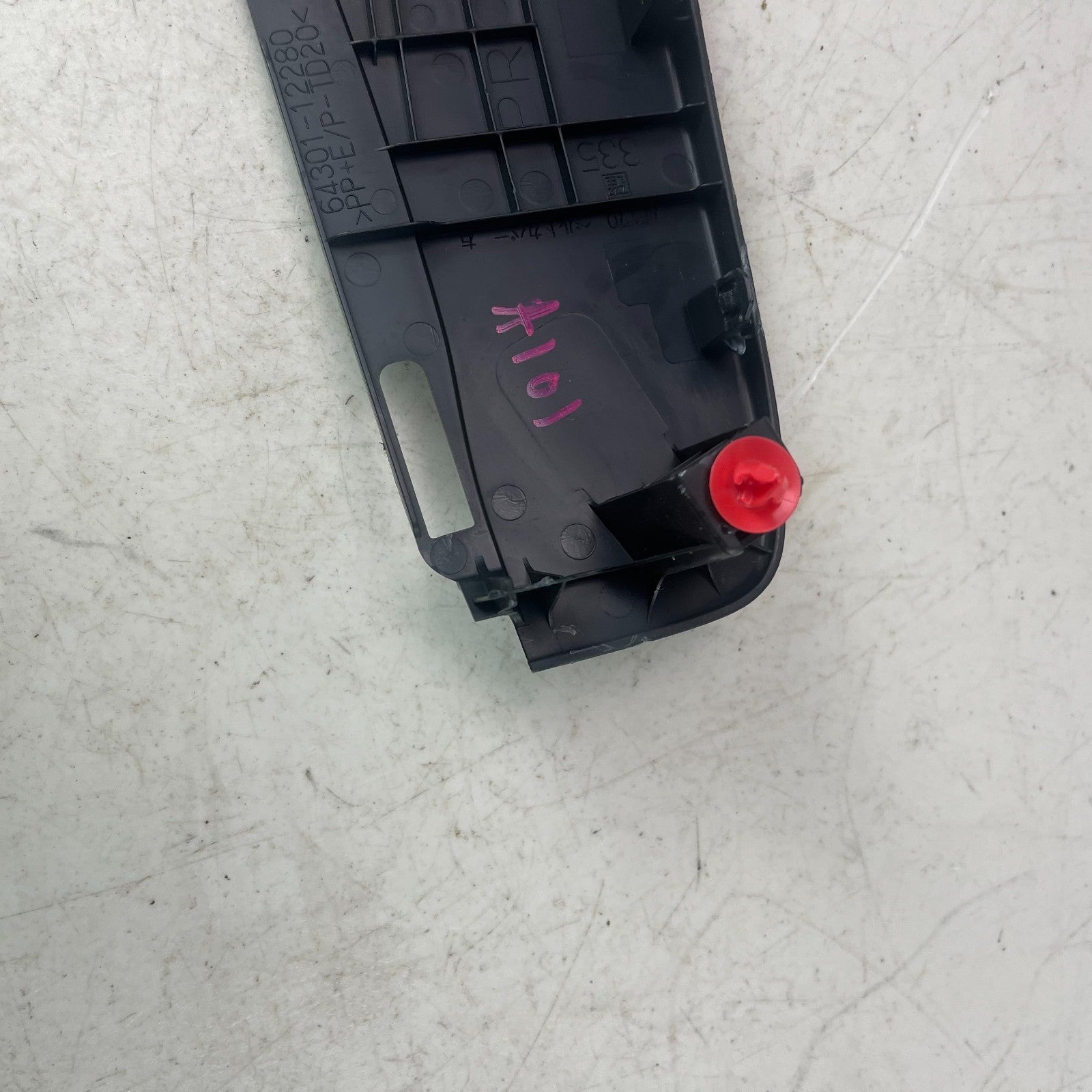 2020-2025 TOYOTA COROLLA REAR RIGHT SIDE SEAT BELT PIVOT TRIM COVER BRACKET OEM