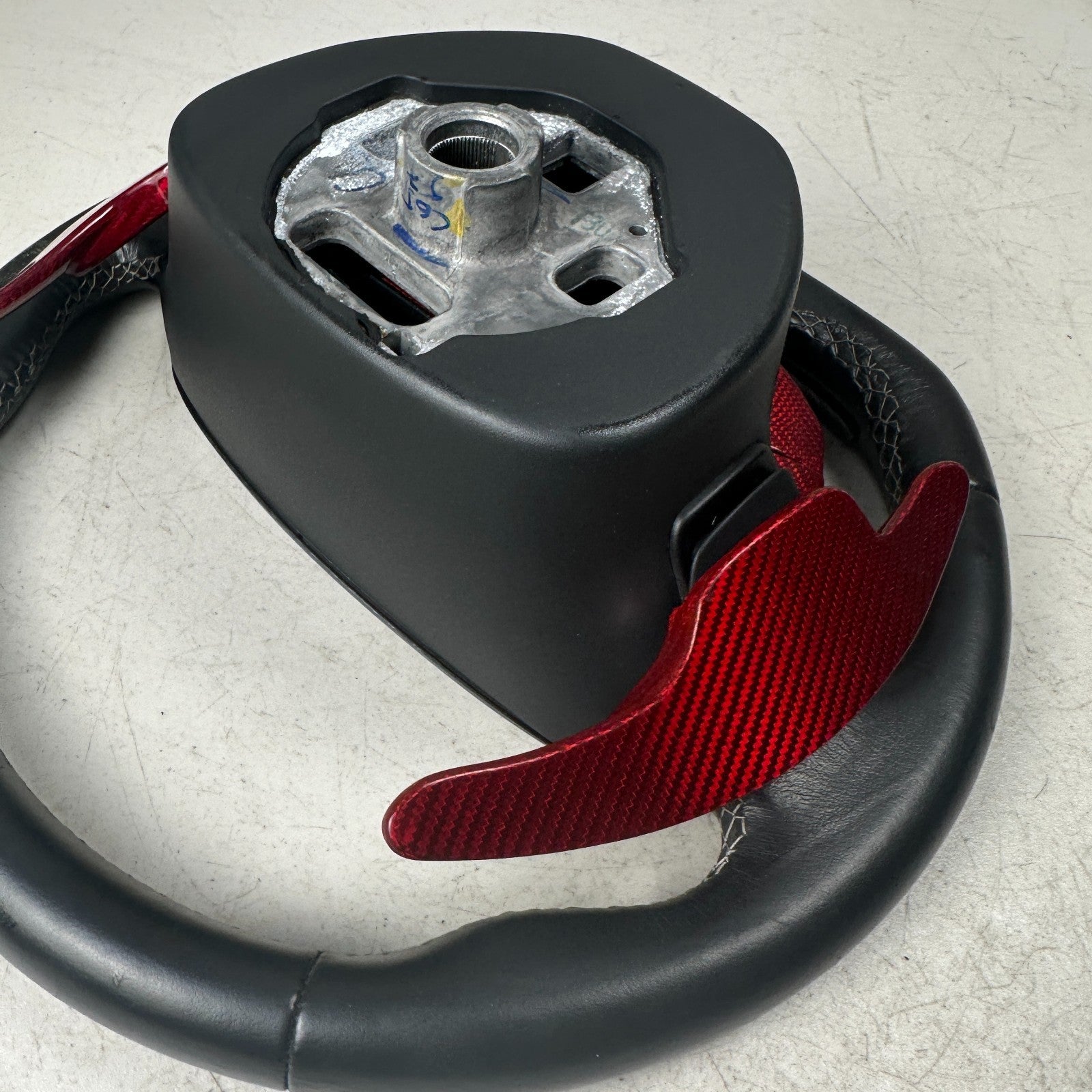 14-19 CHEVY CORVETTE C7 CARBON FIBER STEERING WHEEL W/ PADDLE SHIFTER & SWITCHS