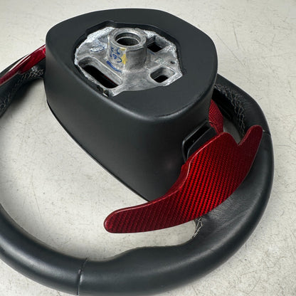 14-19 CHEVY CORVETTE C7 CARBON FIBER STEERING WHEEL W/ PADDLE SHIFTER & SWITCHS