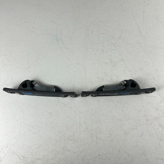 05-13 CHEVROLET CORVETTE FRONT LEFT & RIGHT TOP RAIL FOLDING LATCH STRIKERS OEM