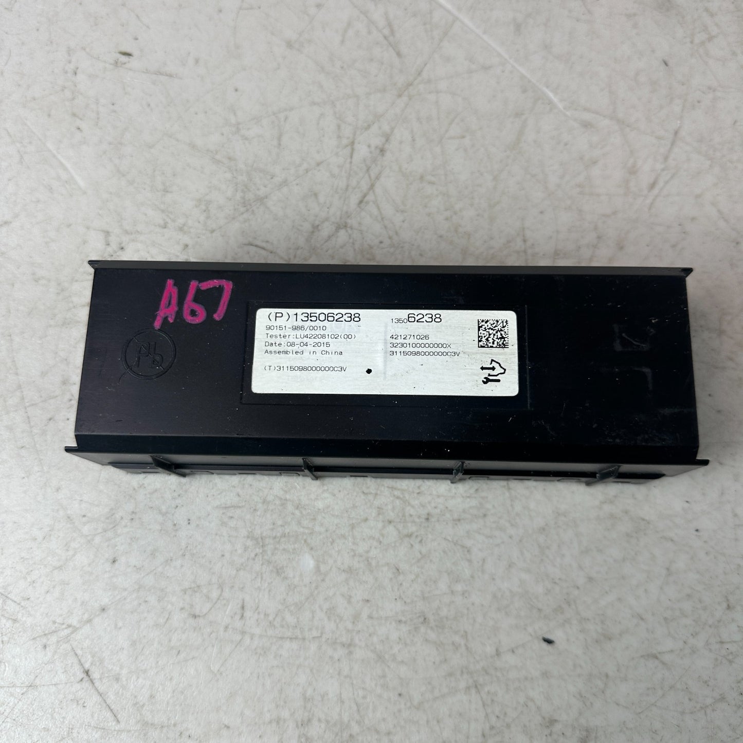 2014-2019 CHEVROLET CORVETTE C7 HVAC TEMPERATURE CONTROL MODULE UNIT OEM
