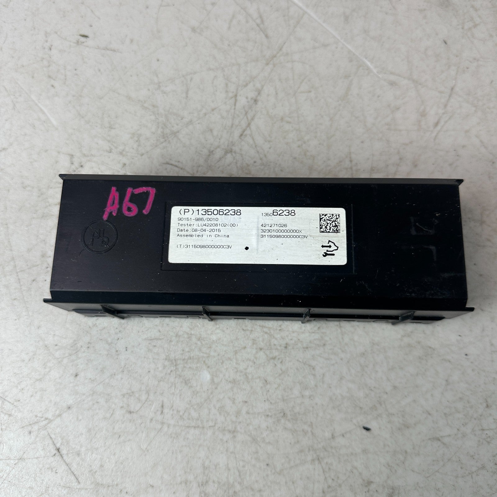 2014-2019 CHEVROLET CORVETTE C7 HVAC TEMPERATURE CONTROL MODULE UNIT OEM