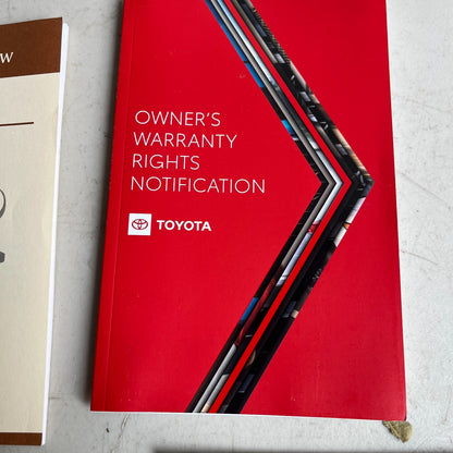 2022 TOYOTA LEATHER CASE FOR OWNER'S OWNERS MANUAL OPERATORS USER GUIDE OEM