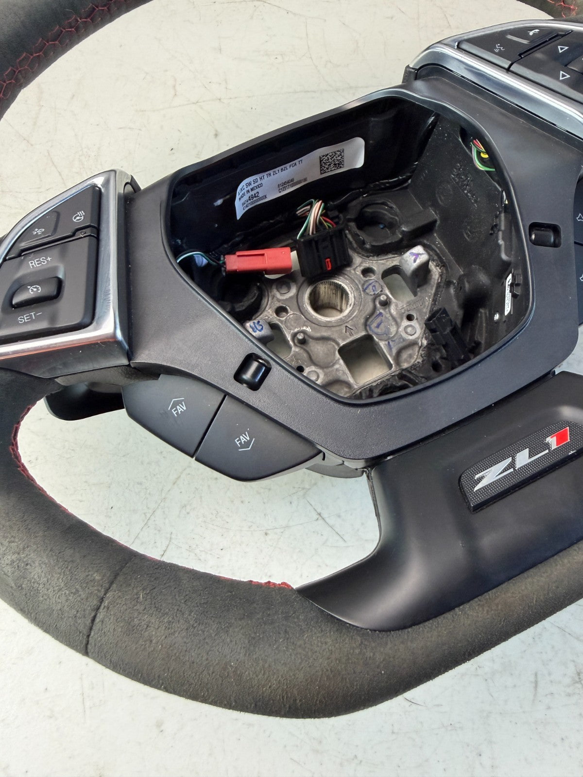 2023 CHEVROLET CAMARO ZL1 MULTIFUNCTION STEERING WHEEL BLACK ALCANTARA 23427866