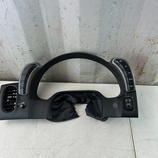 05-13 CHEVROLET CORVETTE C6 INSTRUMENT CLUSTER TRIM PLATE ASSEMBLY 15807290 OEM