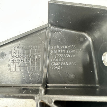 2014-2019 CHEVROLET CORVETTE C7 REAR LOAD FLOOR TRIM PANEL BRACKET 22854656 OEM