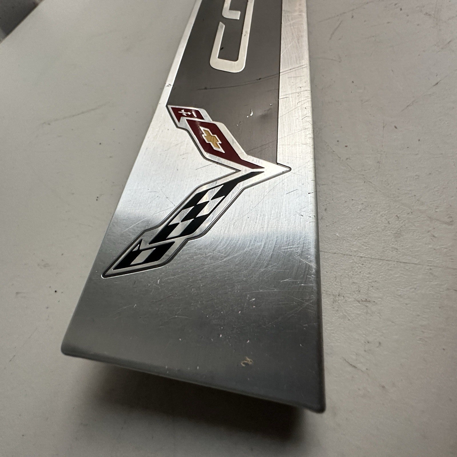 2014-2019 Chevy Corvette C7 OEM Door Sill Scuff Entry Plate 22789326