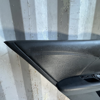 2013-17 HONDA ACCORD SEDAN REAR LEFT INTERIOR DOOR PANEL TRIM OEM Black Leather