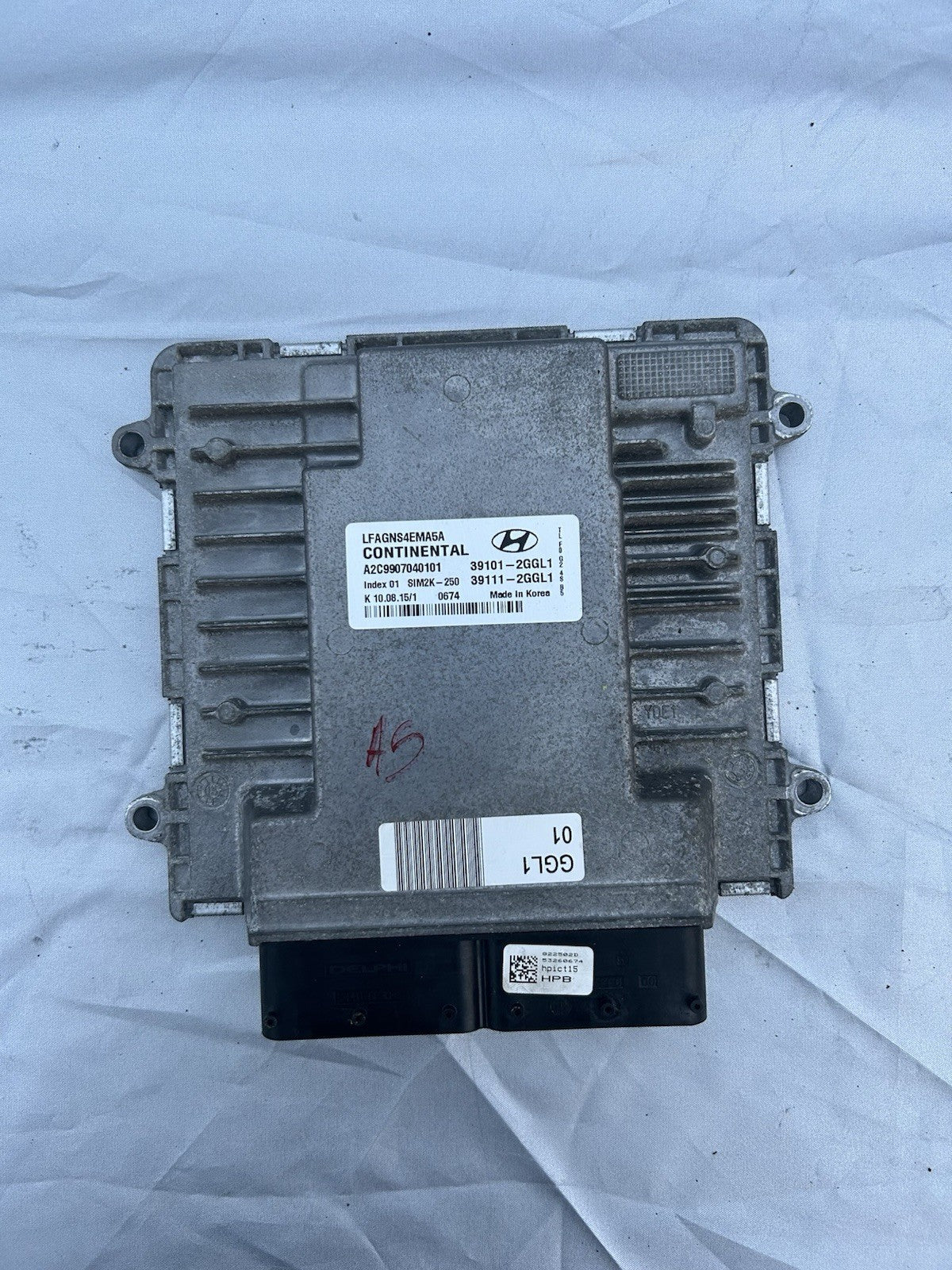 2015-2017 Hyundai Sonata ECM Computer ECU OEM 39101 - 2GGL1