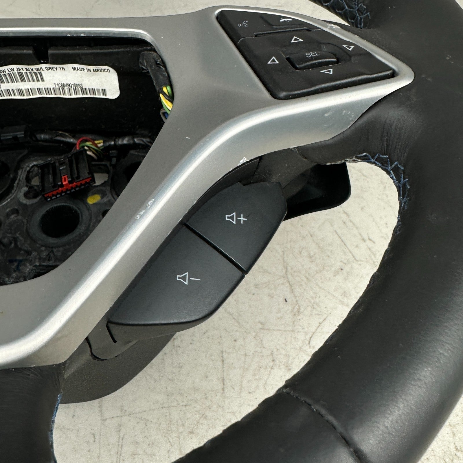 2014-15 CHEVROLET CORVETTE C7 STINGRAY MULTIFUNCTIONAL STEERING WHEEL Blue Stich