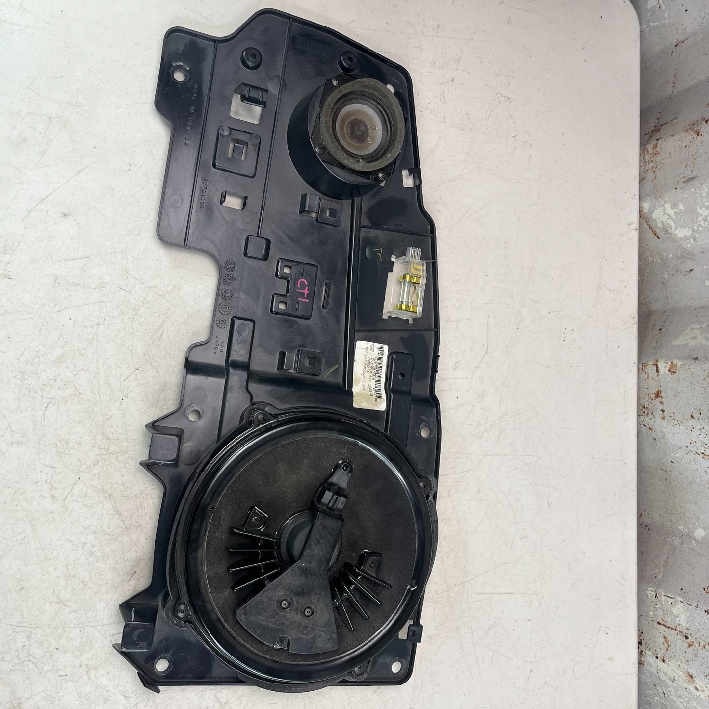 2008-15 CADILLAC CTS-V REAR WINDOW PANEL W/ SOUND SPEAKER 20791090 25918601 OEM