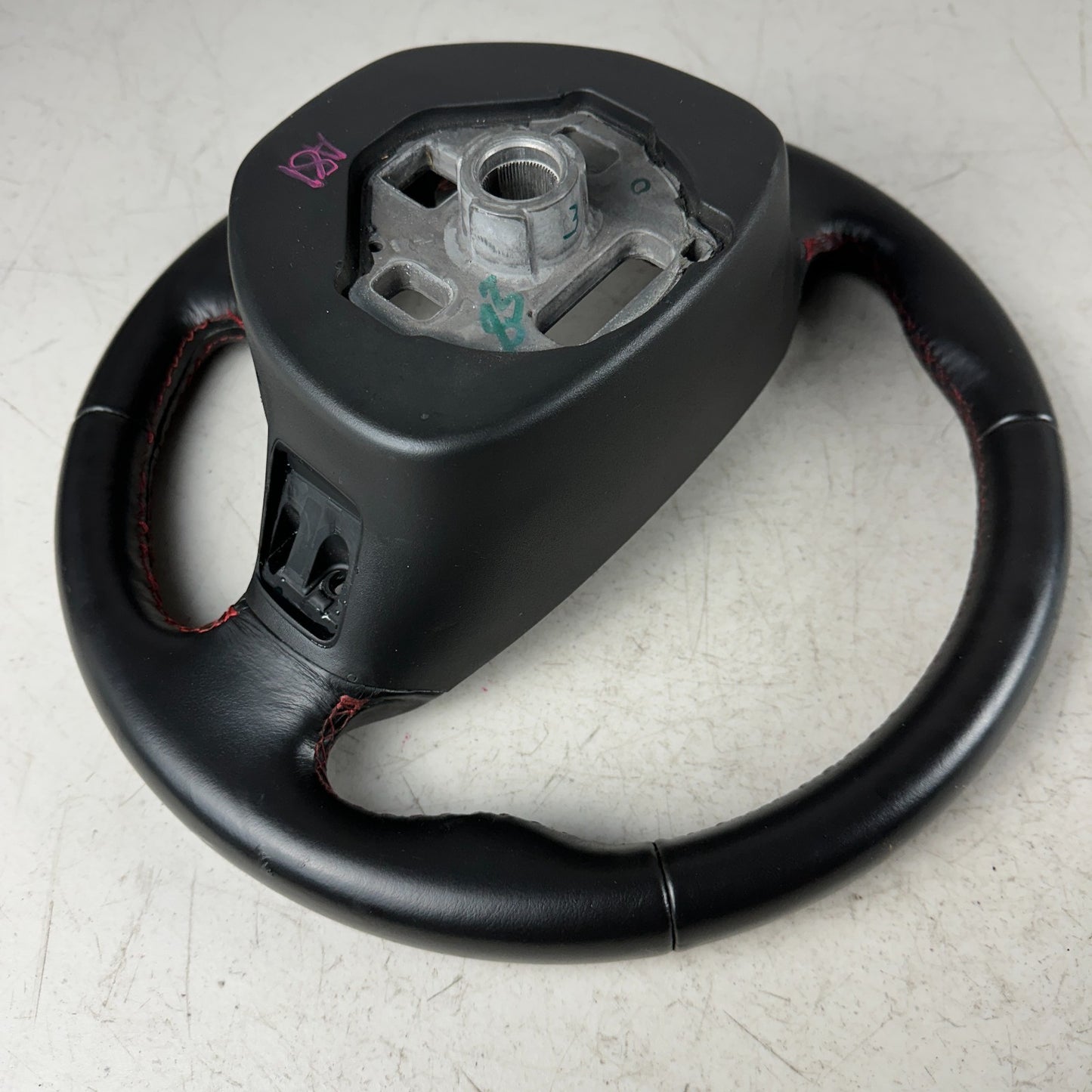 2014-2019 CHEVY CORVETTE C7 LEFT DRIVER SIDE STEERING WHEEL W/ RED STITCHING OEM
