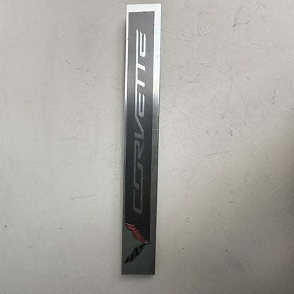 2014-2019 Chevy Corvette C7 OEM Door Sill Scuff Entry Plate 22789326