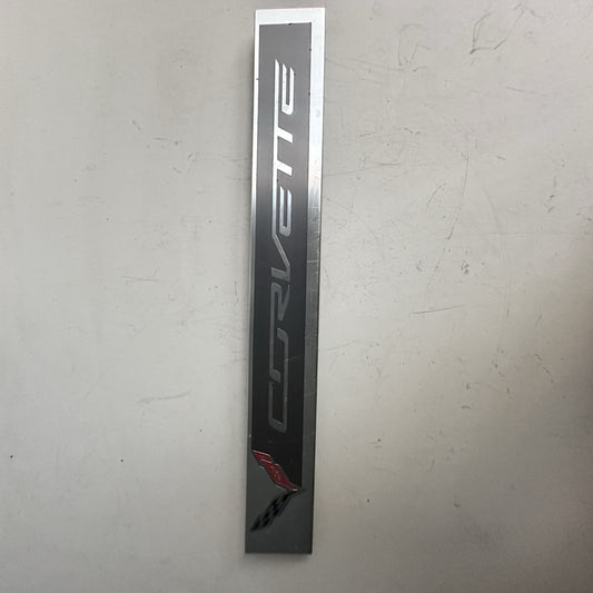 2014-2019 Chevy Corvette C7 OEM Door Sill Scuff Entry Plate 22789326