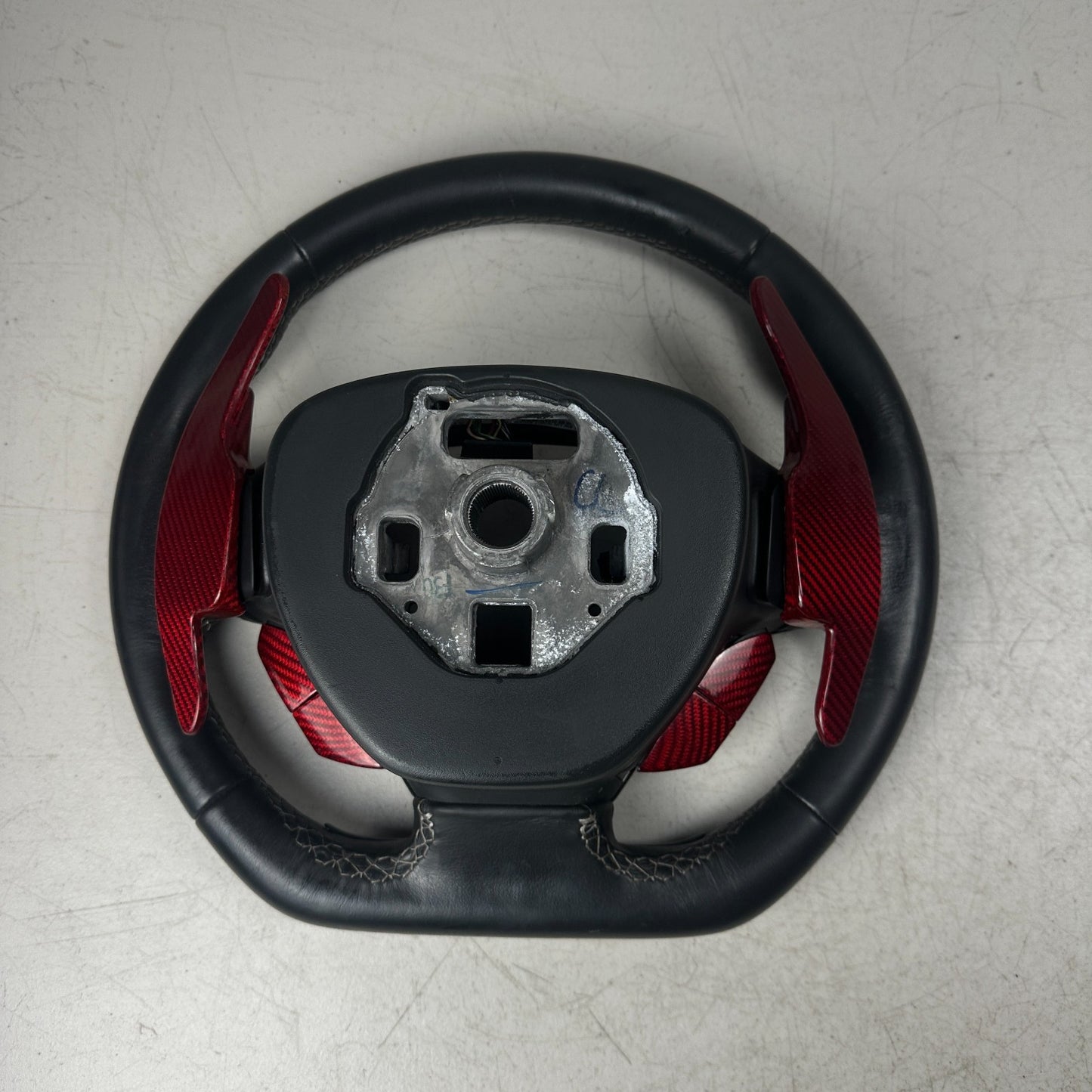 14-19 CHEVY CORVETTE C7 CARBON FIBER STEERING WHEEL W/ PADDLE SHIFTER & SWITCHS
