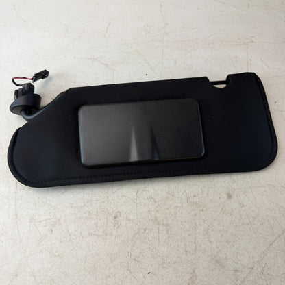2005-2013 CHEVROLET CORVETTE FRONT LEFT DRIVER SIDE SUNVISOR SUN VISOR BLACK OEM