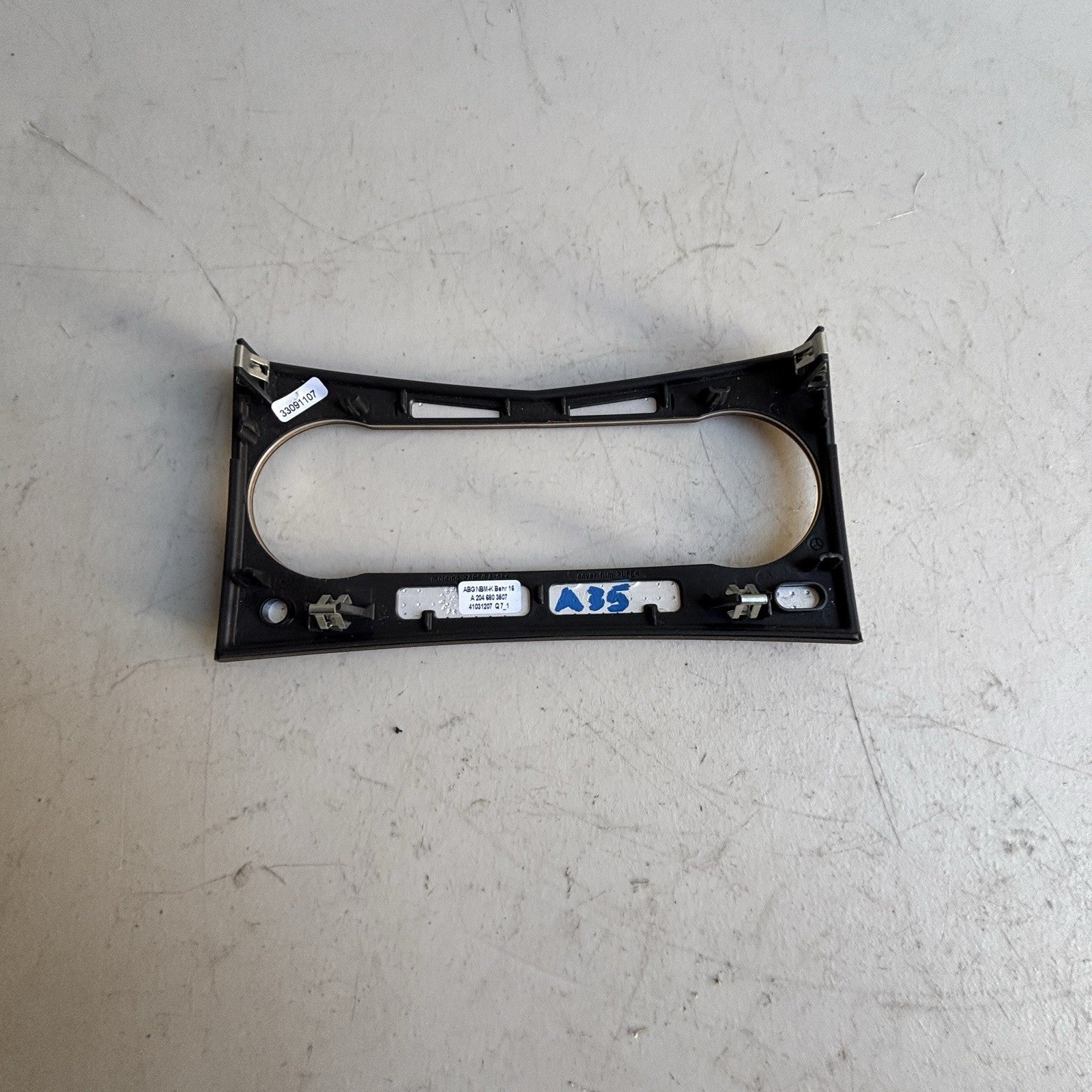 2008-2014 Mercedes-Benz C300 Climate Control Switch Trim Bezel A2046803507 OEM .