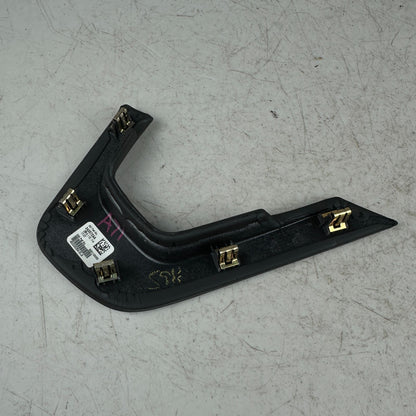 2014-19 CORVETTE C7 CENTER CONSOLE LEATHER INTERIOR CORNER TRIM PANEL BLACK OEM