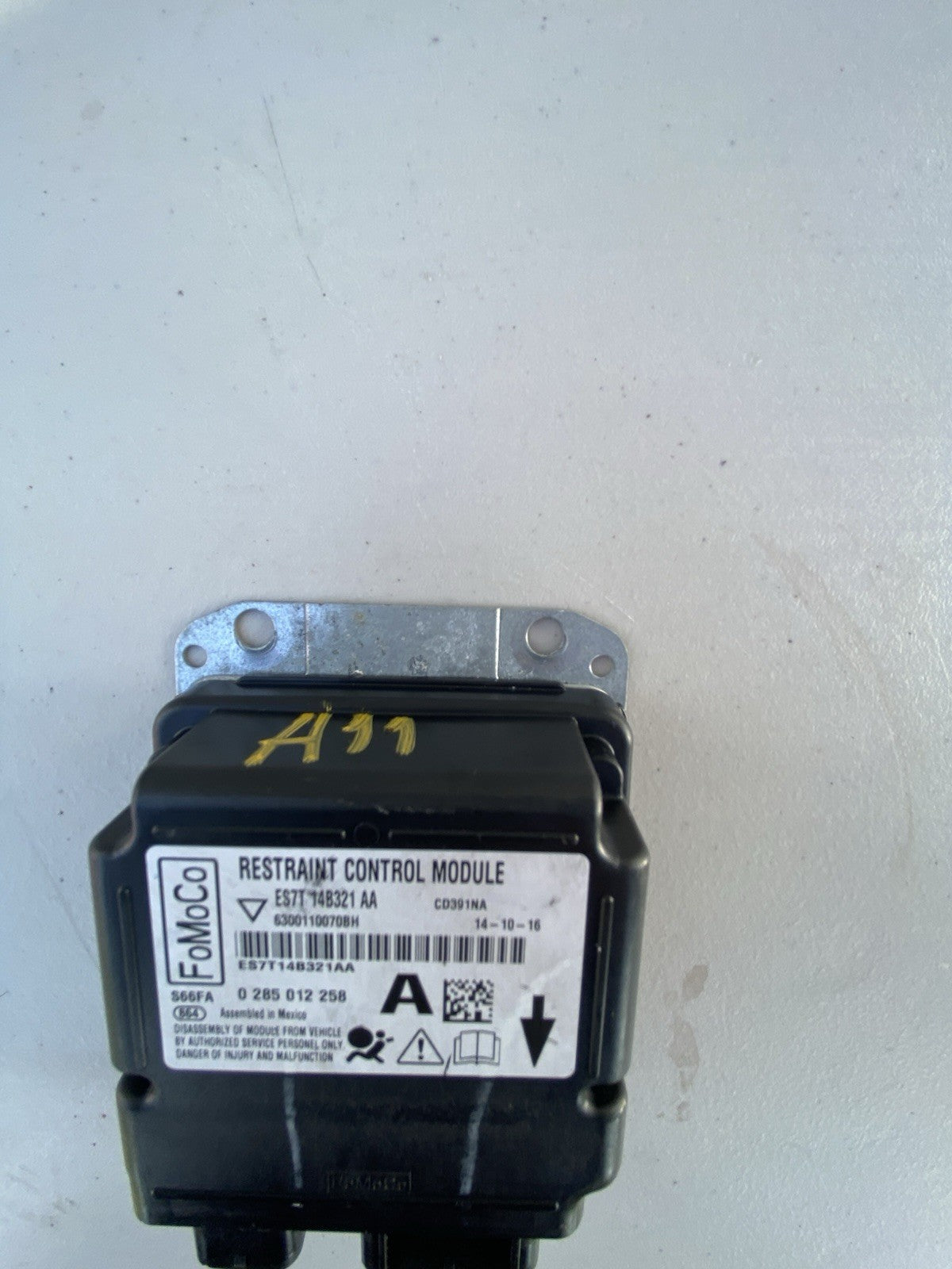 13-16 FUSION COMMUNICATION VOICE RECOGNITION SYNC CONTROL COMPUTER ES7T14B321AA
