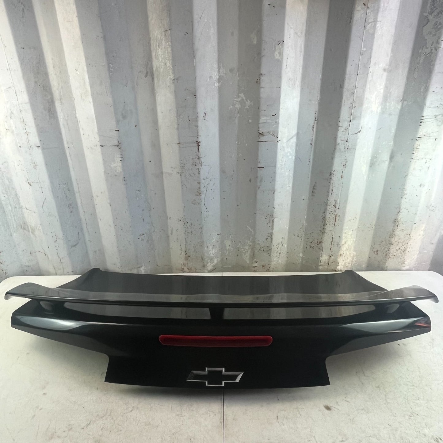 2016-2024 CAMARO SS REAR TRUNK DECK LID PANEL WITH WING SPOILER ASSY BLACK OEM