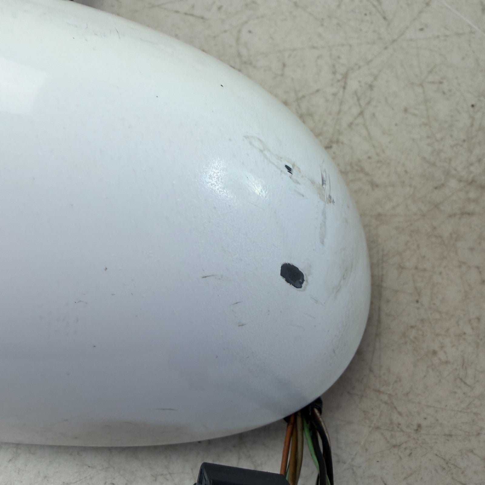 2005-2013 CHEVROLET CORVETTE C6 FRONT RIGHT SIDE VIEW DOOR MIRROR WHITE SEE PICS